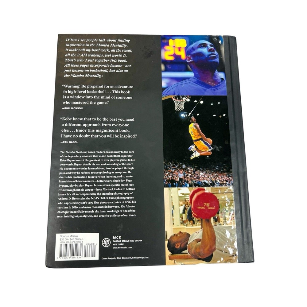 Kobe Bryant The Mamba Mentality How I Play Hardcover Book 2018 Basketball - Picture 2 of 8
